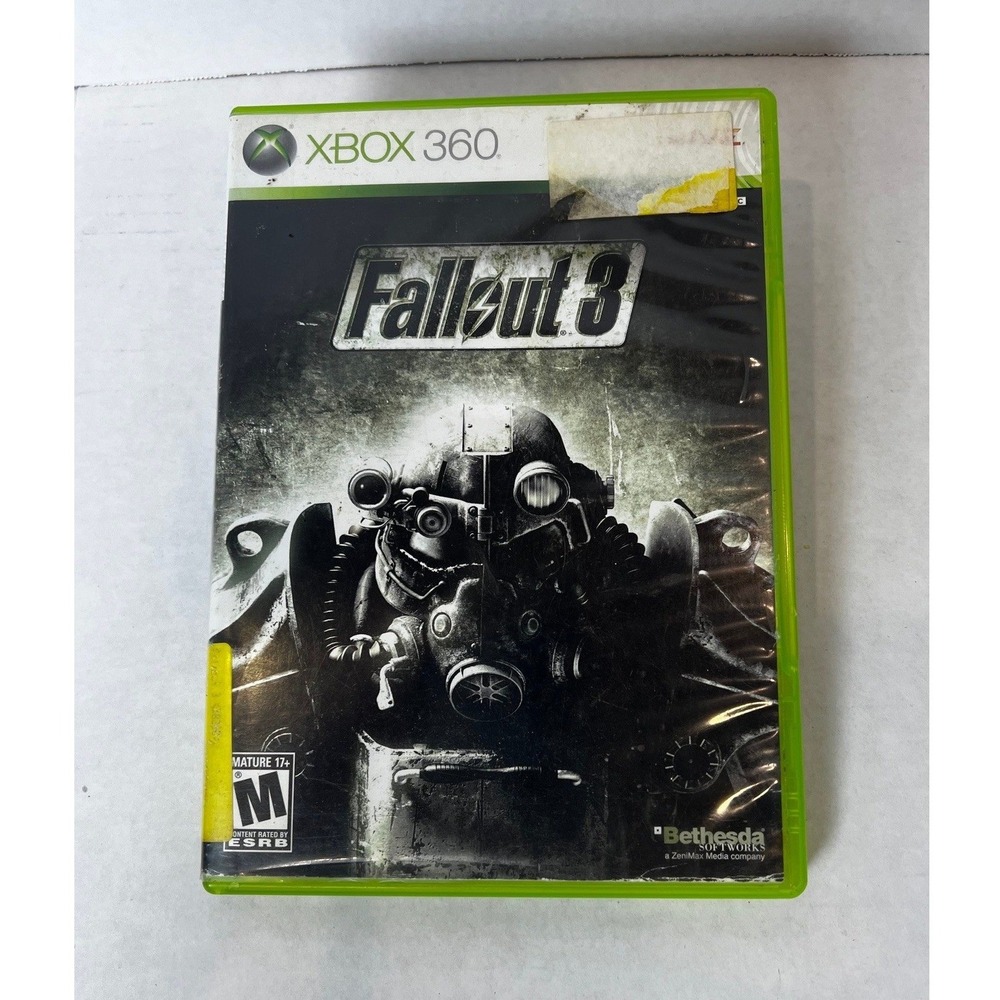 Fallout 3 Microsoft Xbox 360 Bethesda RPG Video Game 2008 Action Adventure